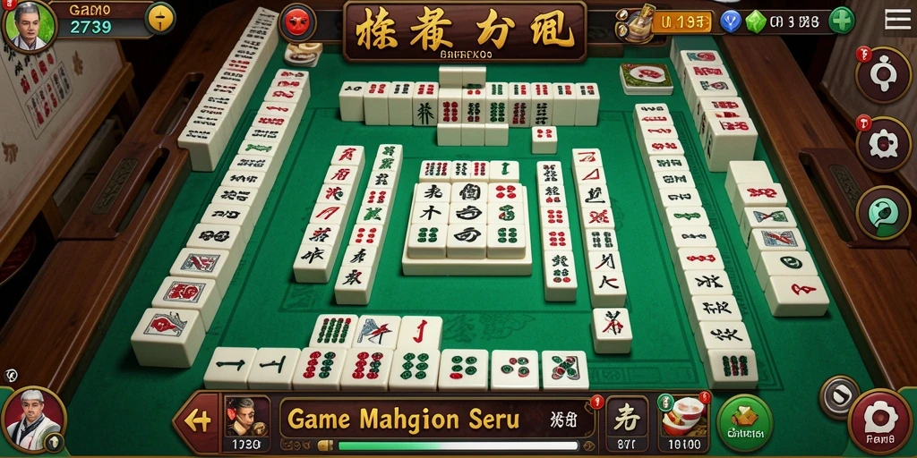 Tampilan gameplay Mahjong yang seru di 2739.