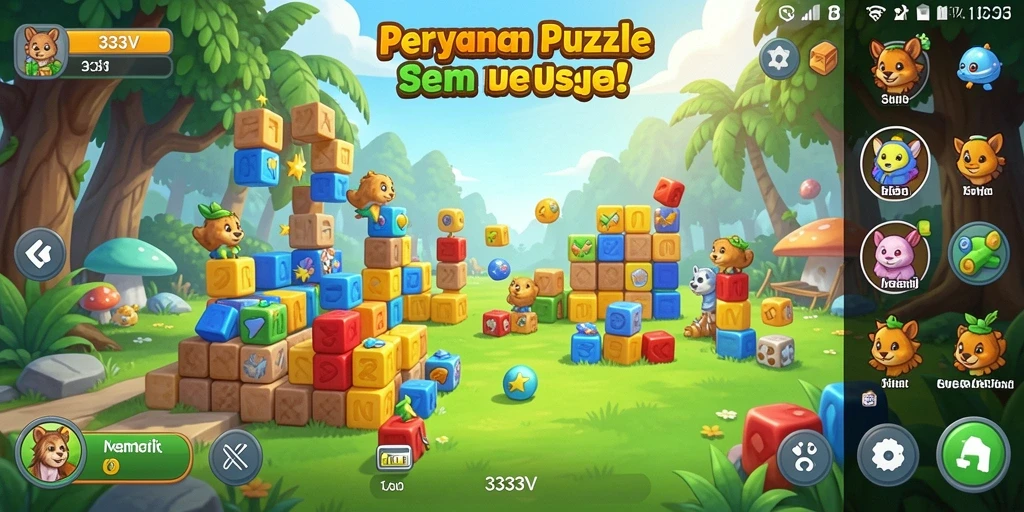 Gameplay menantang dari 333V dengan grafik yang menarik.