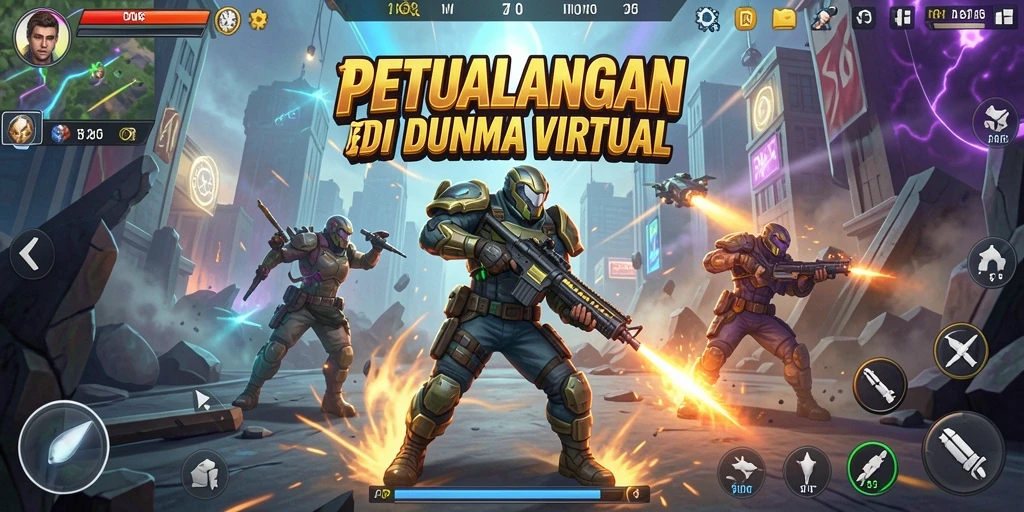 Screenshot D06 menampilkan aksi mendebarkan dalam pertarungan.