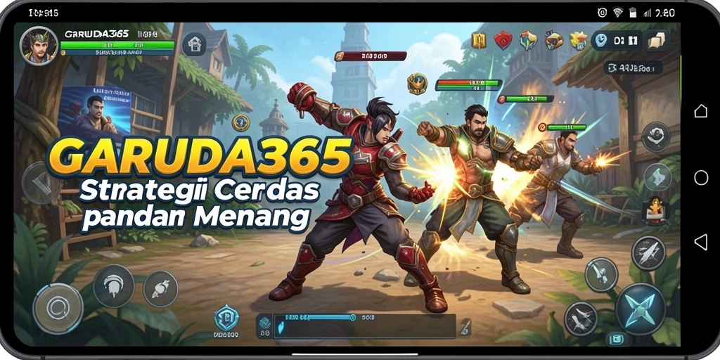 Tampilan gameplay seru dan penuh strategi di GARUDA365.