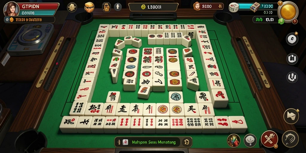 Gameplay menarik dari GTPIDN menunjukkan keindahan Mahjong.