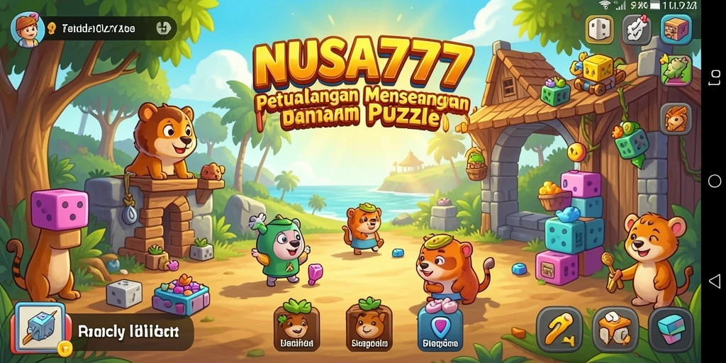 Tampilan gameplay menantang dari NUSA777 yang penuh teka-teki.