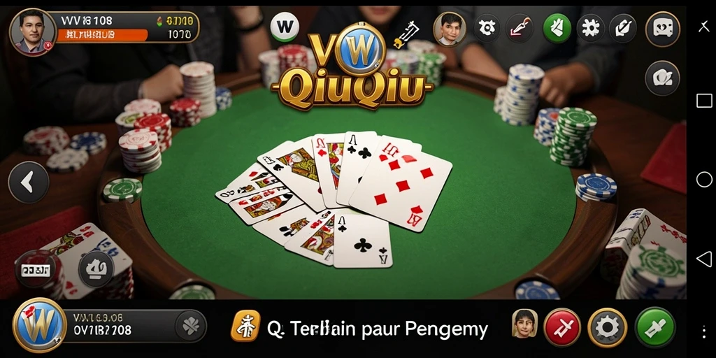 Tampilan gameplay seru QiuQiu di VW108.